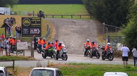 150 bikers join huge motorcycle ride in support of armed forces in North Yorkshire, England