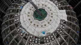 Underground neutrino observatory under construction in China's Jiangmen