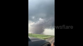 US: Confirmed Tornado West Of Hamlin, Texas 2