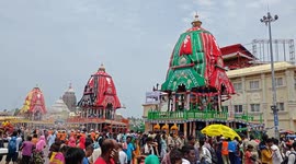 Tight security ensured during the Ratha Yatra chalot celebration