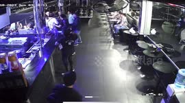 Strip club bouncers beat up Russian tourist 'who refused to pay bill' in Pattaya, Thailand