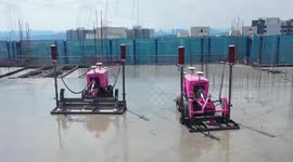 Construction robots help improve work efficiency in China