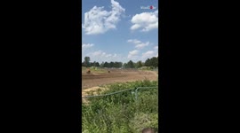 Crazy crash happens during a dirt bike motocross race *Dirt-bike crash*