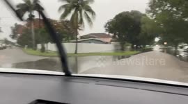 US: Severe Thunderstorms Hit Miami-Dade County, Causing Flash Flooding