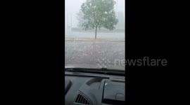 France: Violent Storms Sweep Through Country, Bringing Heavy Rains, Intense Hail
