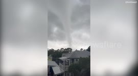 Possible tornadoes seen over Florida as tropical storm approaches the panhandle