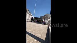 The Junior Doctor Strike Rally in Birmingham, UK