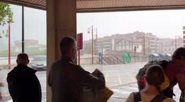 Spain: Hailstorm Whips Parts Of Basque Country