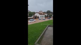 Flash Flood Turns Cars Into Boats