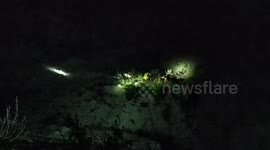 Heroic Rescue Effort Saves Individual Trapped in Dangerous Incident in Narkota, India