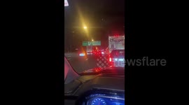 Canada: Highway 401 Partially Closed In Pickering, ON Due To Large Vehicle Fire