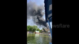 Huge fire breaks out at Germany’s biggest theme park