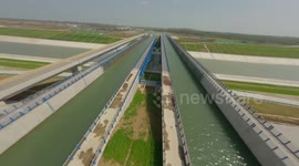 Major water bridge in China's Hefei wins international award