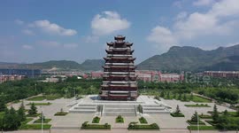Yiyun Pavilion In Zaozhuang, China
