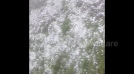 Thunderstorm brings hail to several regions across France