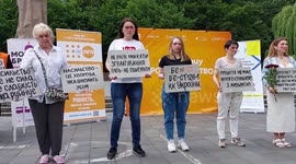 Street Performance For The International Day For The Elimination Of Sexual Violence In Lviv, Ukraine