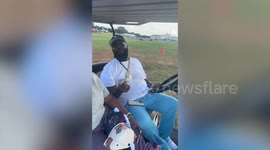 Millionaire rapper Rick Ross spent $400 on burgers for his crew
