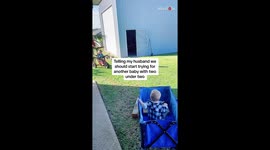 Wife teases her husband that they should have 3 under-3 babies