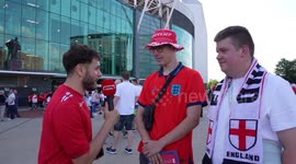 England fans choose a 5-a-side before their Euro 2024 qualifier against North Macedonia