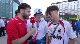 England fans choose a 5-a-side before their Euro 2024 qualifier against North Macedonia
