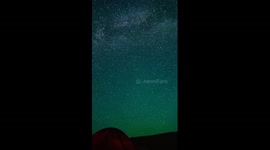 Starry sky in Kashgar, China's Xinjiang