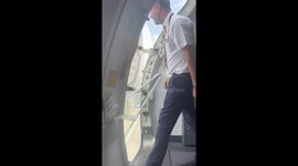 Flight attendant makes RyanAir flight a lot more fun