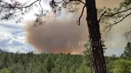 US: Rico Fire Erupts Near Pinos Altos, NM 2