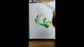 Artist draws hyper-realistic Sprite can leaving viewers spellbound