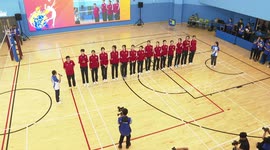 China women's volleyball team faces off with HKSAR disciplined forces volleyball team in friendly match