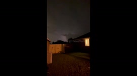 'Mother nature enraged!' - stormy weather of Texas with consistent lightening