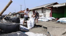 Climate Change Causes Sea Level Rise On The North Coast of West Java