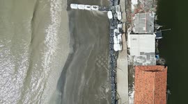 Climate Change Causes Sea Level Rise On The North Coast of West Java