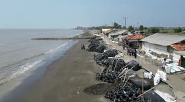 Climate Change Causes Sea Level Rise On The North Coast of West Java