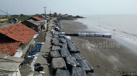 Climate Change Causes Sea Level Rise On The North Coast of West Java