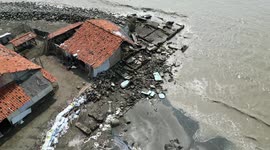 Climate Change Causes Sea Level Rise On The North Coast of West Java