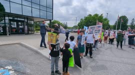 Kamel El-Cheikh Gives Speech at The Protest Against Gender Ideology in Schools in Ottawa, Canada