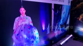 Silk Lanterns at Jinju City Exhibition at The Korean Cultural Center in Sao Paulo, Brazil