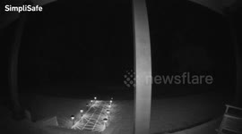 UFO Appears To Burn Across Sky