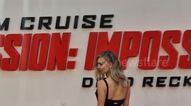 Mission Impossible stars arrive on the red carpet in London's Leicester Square
