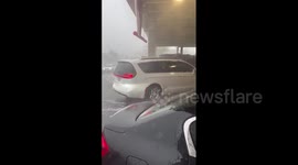 Damaging weather systems hit Denver, US