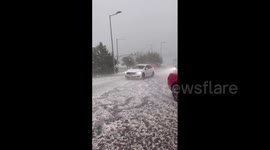 Intense hailstorm hits Colorado, US