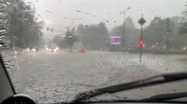 Germany: Storm Hits Northern Hesse With High Winds, Hail Causing Severe Flooding 4