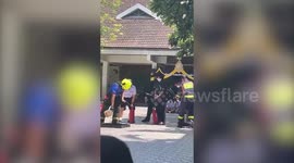Fire extinguisher explodes killing schoolboy, 17, and injuring 10 pupils during drill in Bangkok