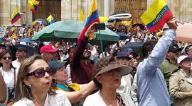 Colombia's Minority People Protest Against Government Reforms in Bogota, Colombia