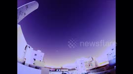 Sky stars time lapse video 4k showing mars and venus and polaris.