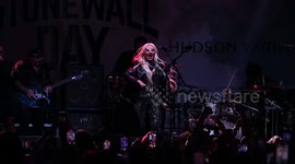 Christina Aguilera Performs At Stonewall Day 2023 in New York, NY, USA