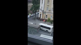 Tensions rise as military equipment cordons off southern military district headquarters in Rostov-on-Don
