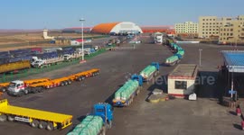 China-Mongolia border port handles record-high volume of daily goods