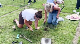 The annual tradition of 'worm charming' takes place in Cheshire