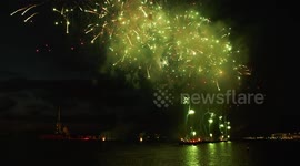 St. Petersburg marks Scarlet Sails festival, school graduation